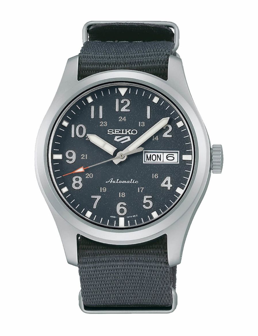 Seiko 5 Sports Field Grey Dial Men's Watch - SRPG31K