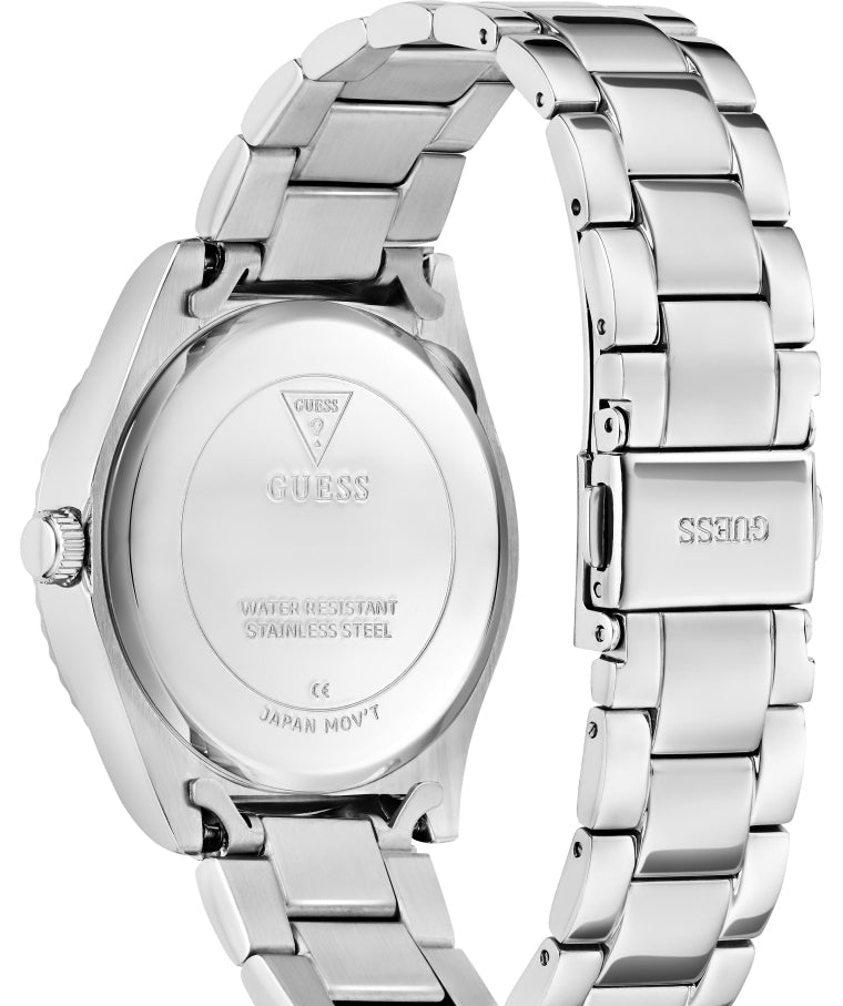 Guess Luna Arabic Dial Stainless Steel Ladies Watch- GW0735L1