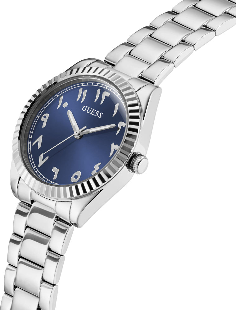 Guess Luna Arabic Dial Stainless Steel Ladies Watch- GW0735L1