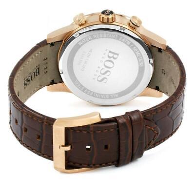 Hugo Boss Brown Leather Men's Chronograph Watch- 1513392