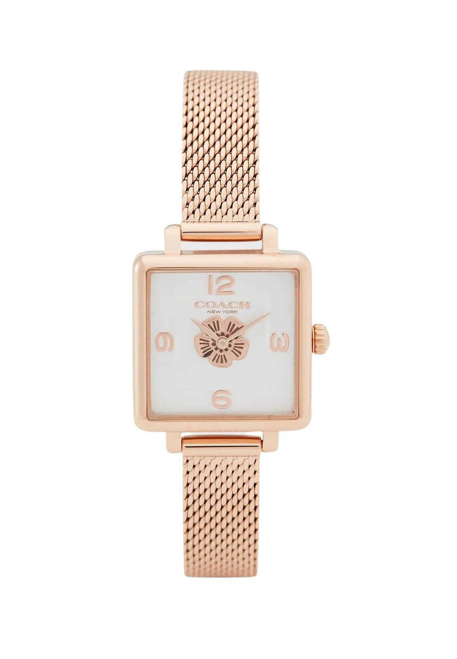 Coach cass rose gold square Ladies watch - 14503698