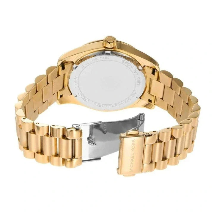 Michael Kors Lexington White Dial Ladies Watch- MK1079