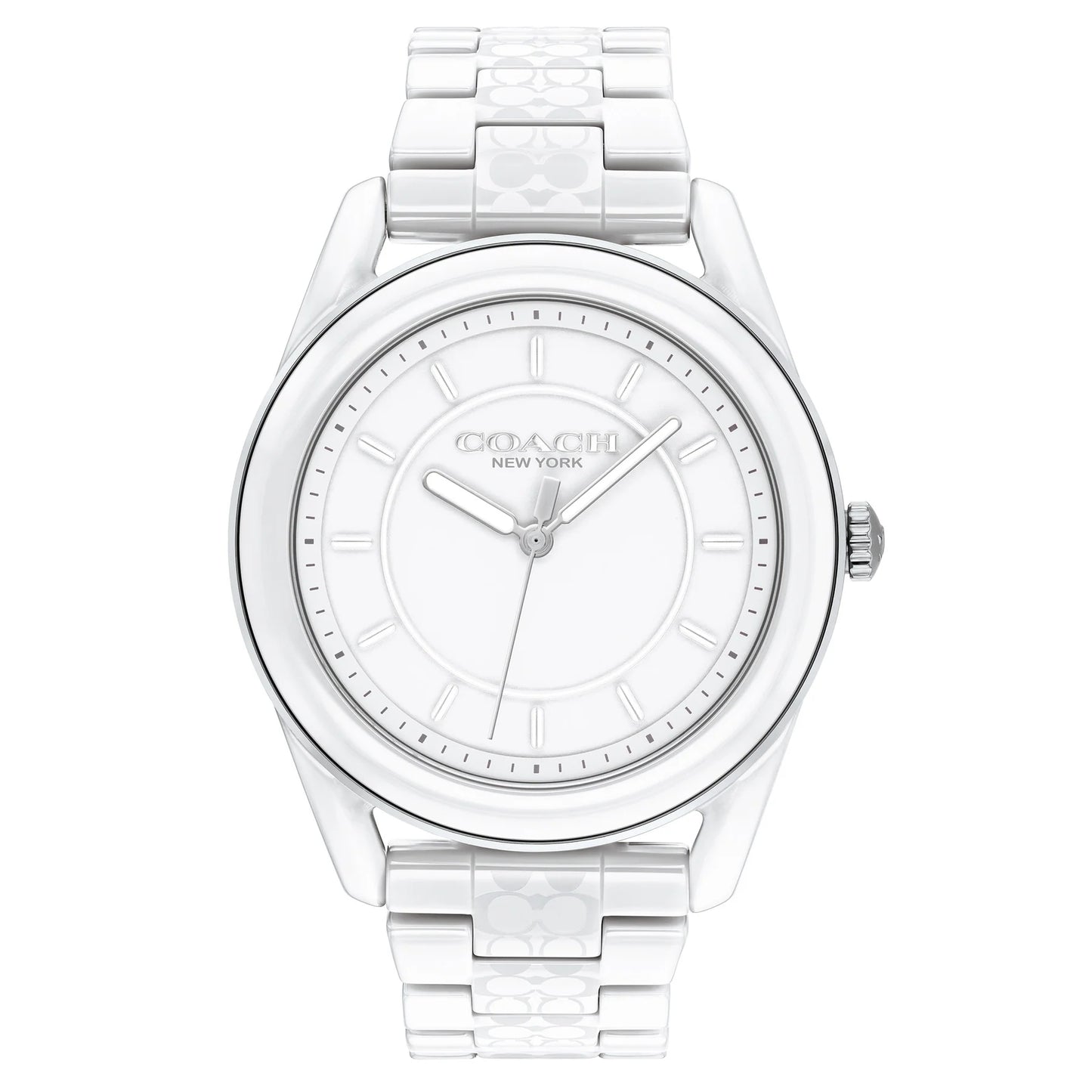 Coach Preston White Ceramic Ladies Watch - 14503771