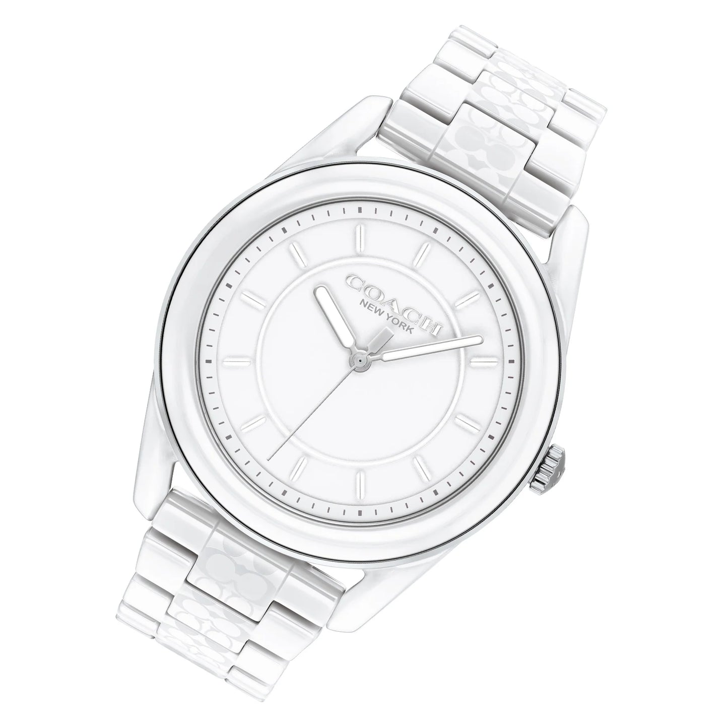 Coach Preston White Ceramic Ladies Watch - 14503771