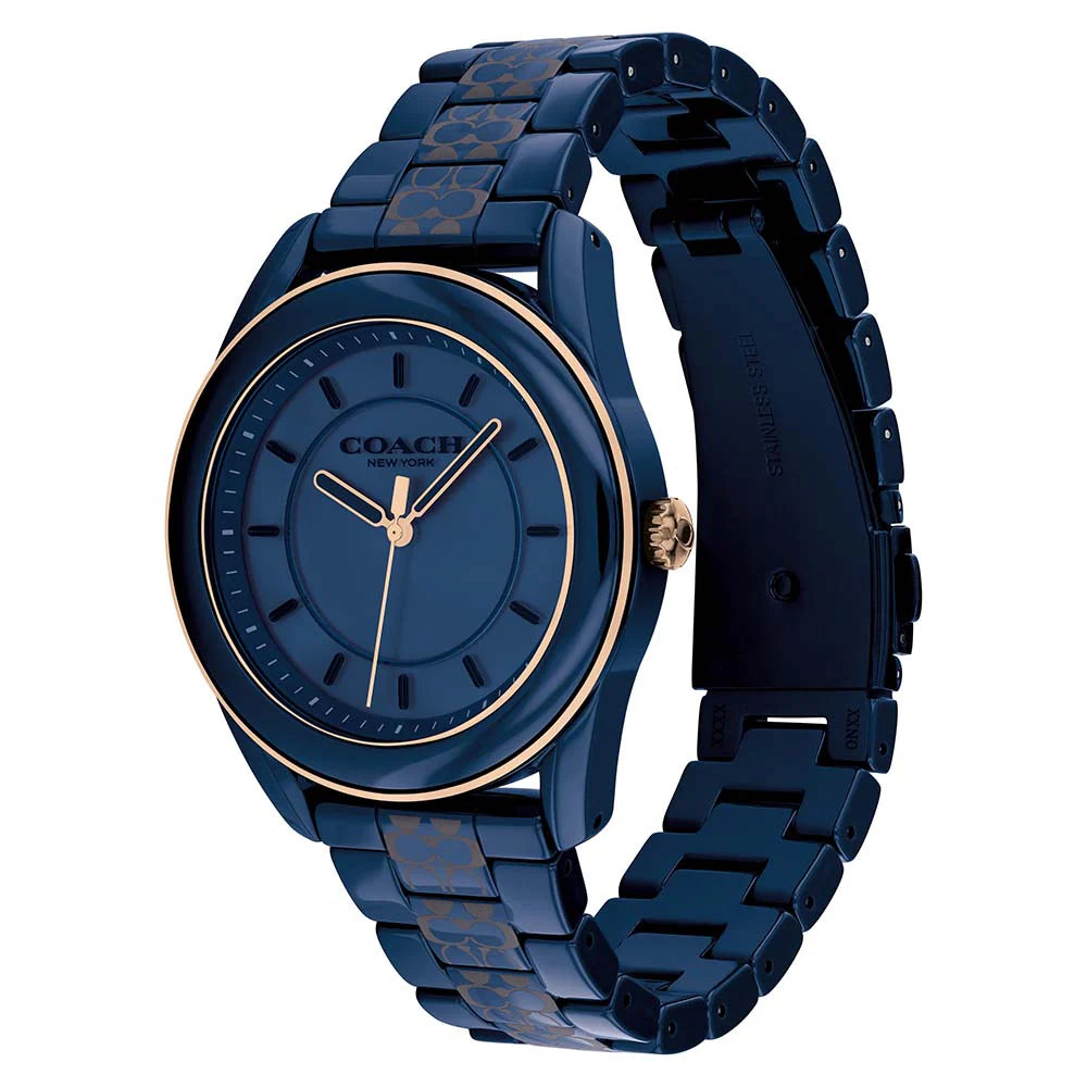 Coach Preston Navy Ceramic Women's Watch - 14503773