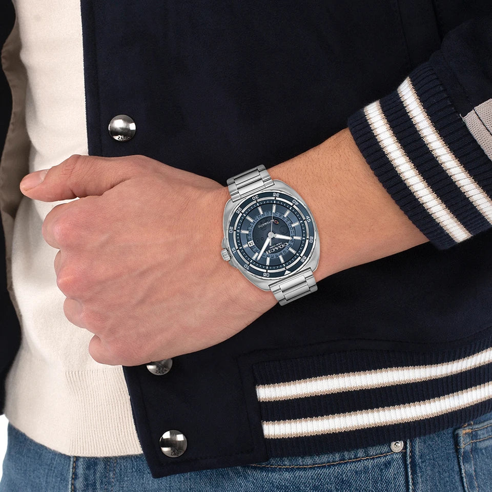 Coach Charter Automatic Blue Dial Men's Watch - 14602711