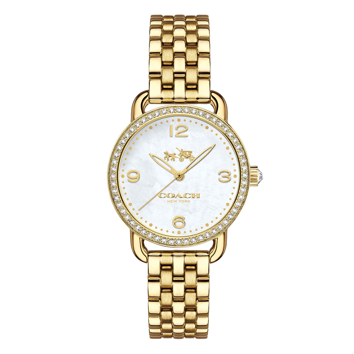 Coach delancey Mother Of pearl Dial Ladies Watch- 14502478
