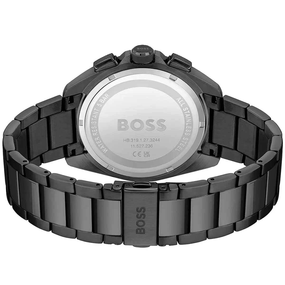 Hugo Boss Volane Black Dial Men's Chronograph Watch- 1513950