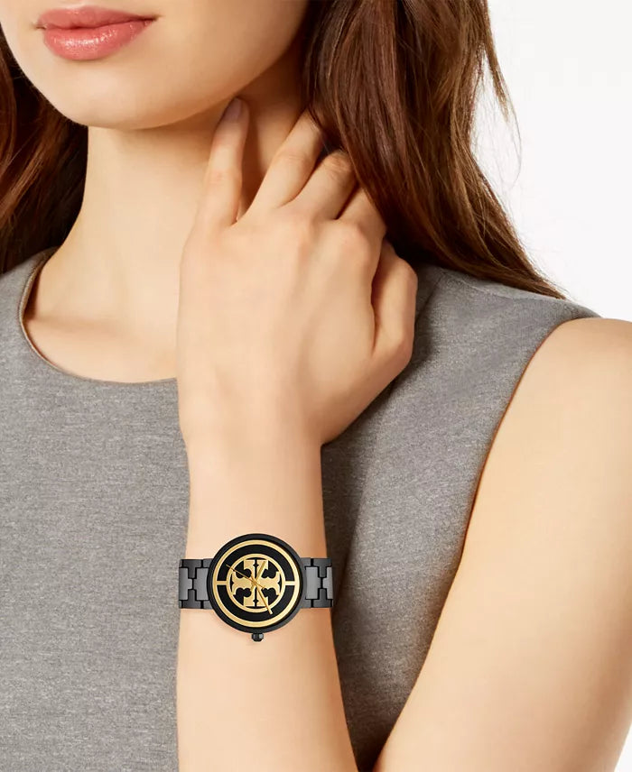 Tory Burch Reva Black-Tone Stainless Steel Female Watch - TBW4039
