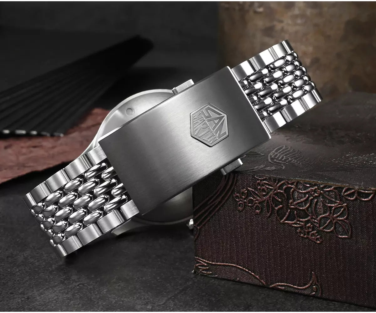 San Martin 38.5mm Pilot Men's Watch - SN0105-G-NB