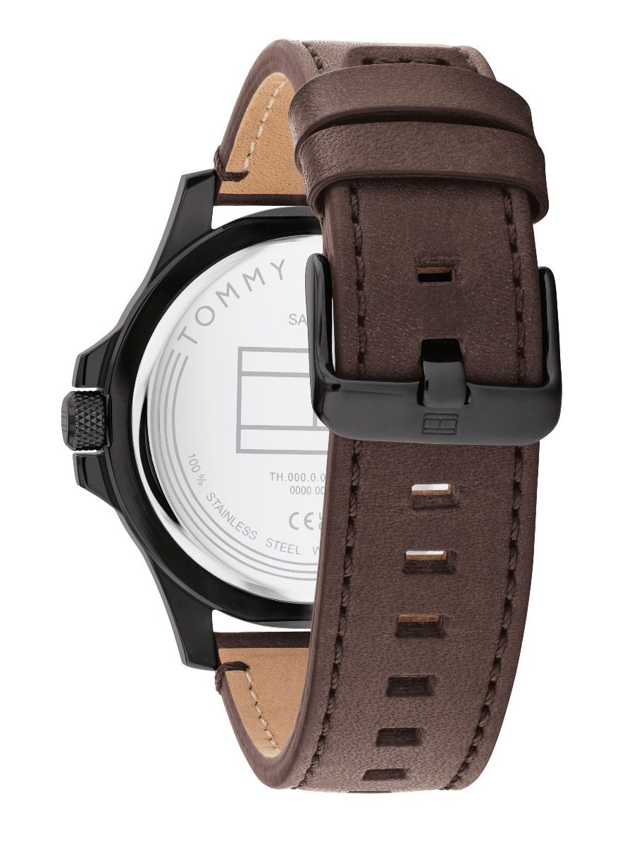 Tommy Hilfiger Ryan Le Leather Strap Men's Watch- 1710530