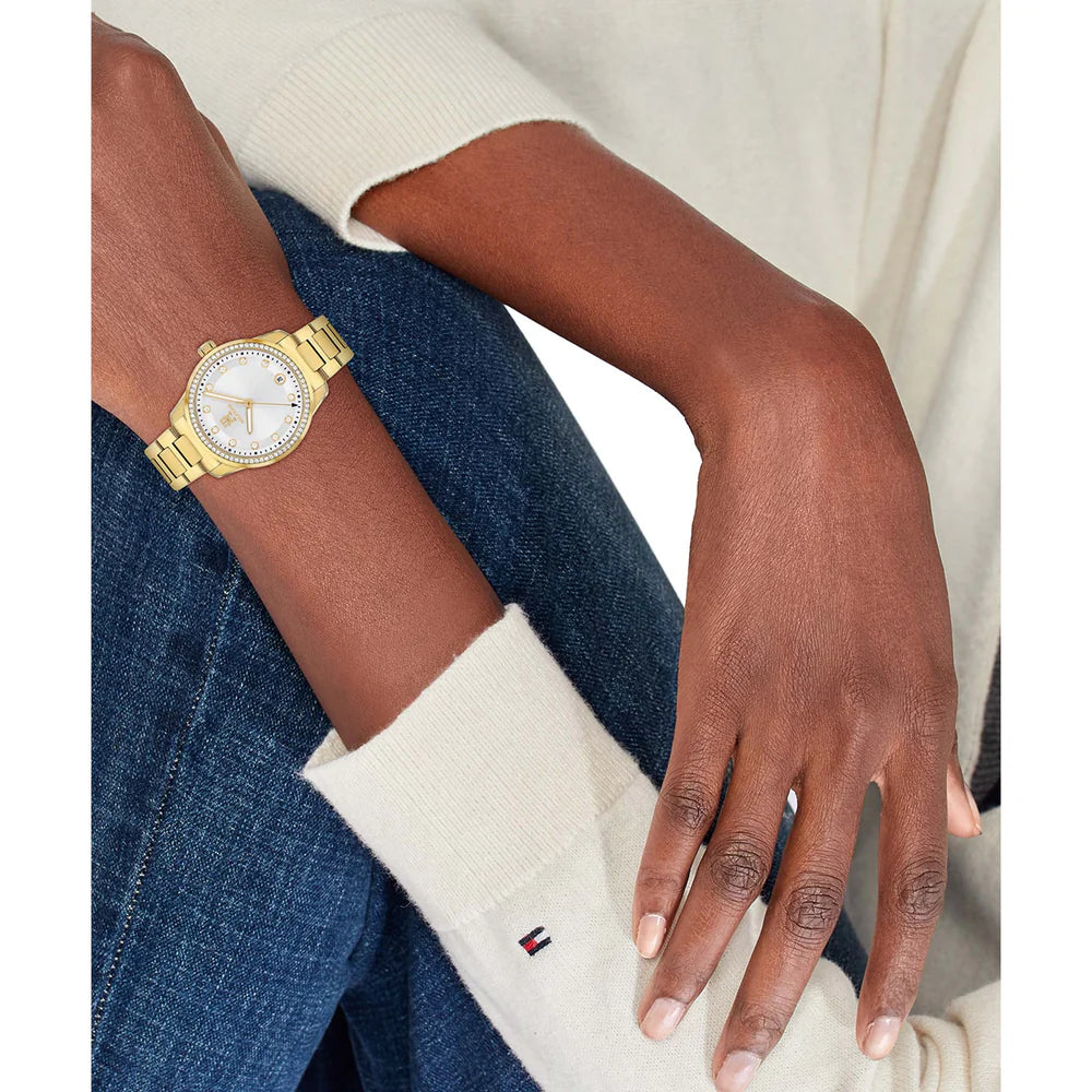 Tommy Hilfiger White Dial Ladies Watch - 1782758