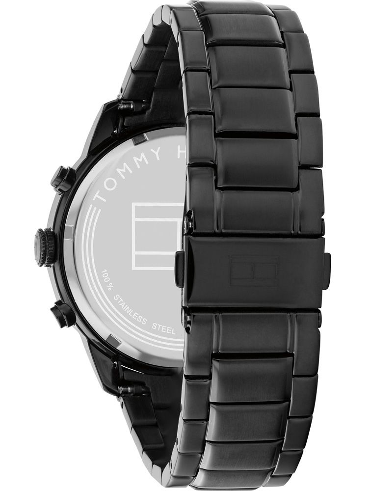 Tommy Hilfiger Black Dial Men's Multi Function Watch- 1791951