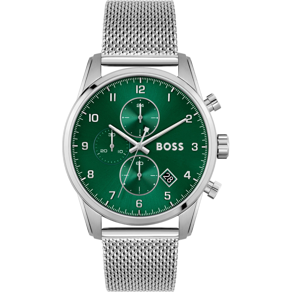 Hugo Boss Skymaster Mesh Chain Watch for Men- 1513938
