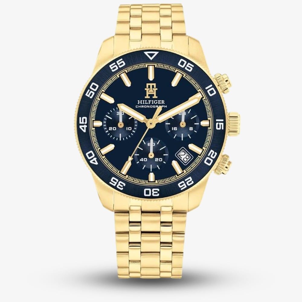 Tommy Hilfiger Stainless Steel Bracelet Blue Dial Men's Watch - 1792158