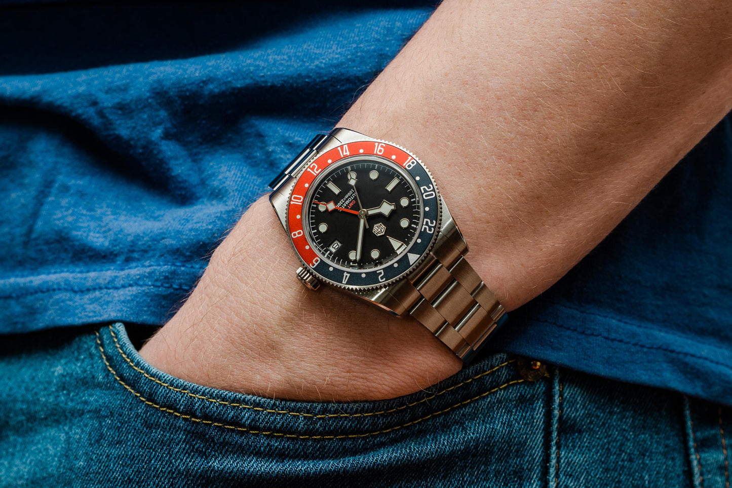 San Martin GMT 39mm Men's Watch - SN0109-G