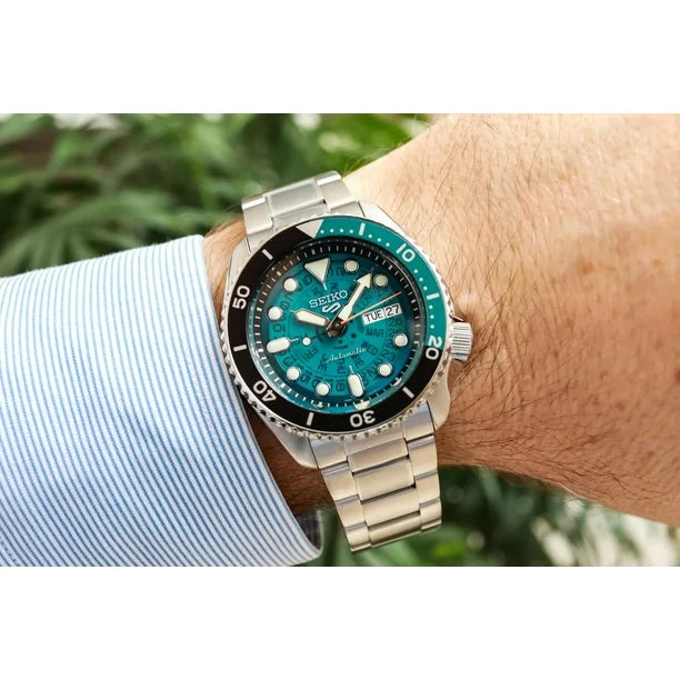 Seiko5 Sports SKX Style Skeleton Dial Men's Automatic Watch- SRPJ45K1
