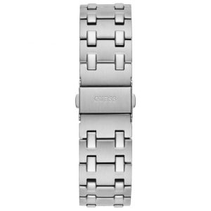 Guess Silver Tone Analog Men's Dress Watch- GW0575G1