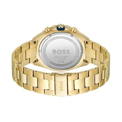 Hugo Boss Gold Blue Dial Men's Chronograph Watch- 1513973