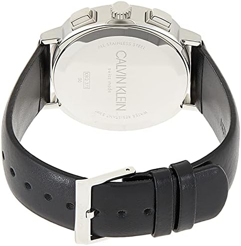 Calvin Klein Posh Black Dial Men's Chronograph Watch- K8Q371C1