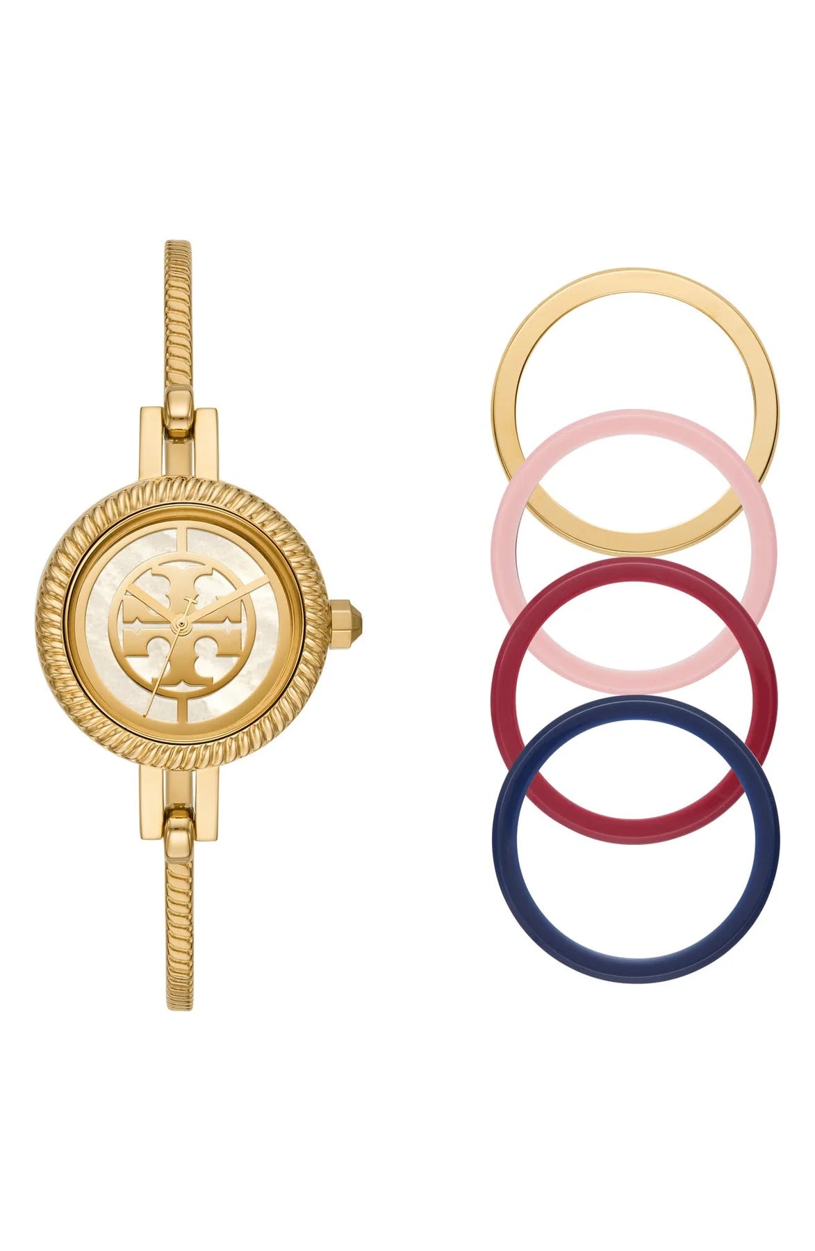 Tory Burch Reva Gold Stainless Steel Strap Ladies Watch - TBW4029
