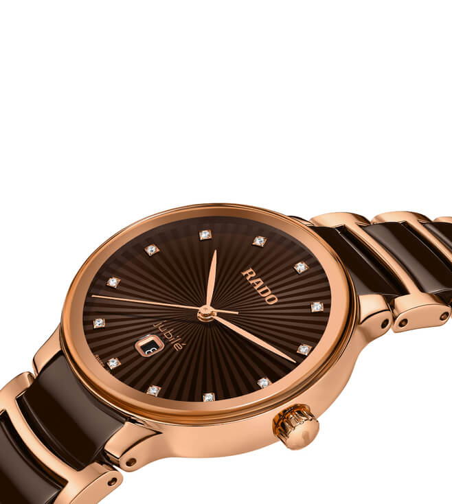 Rado Centrix Quartz Diamond 30mm Watch for Women- R30024732