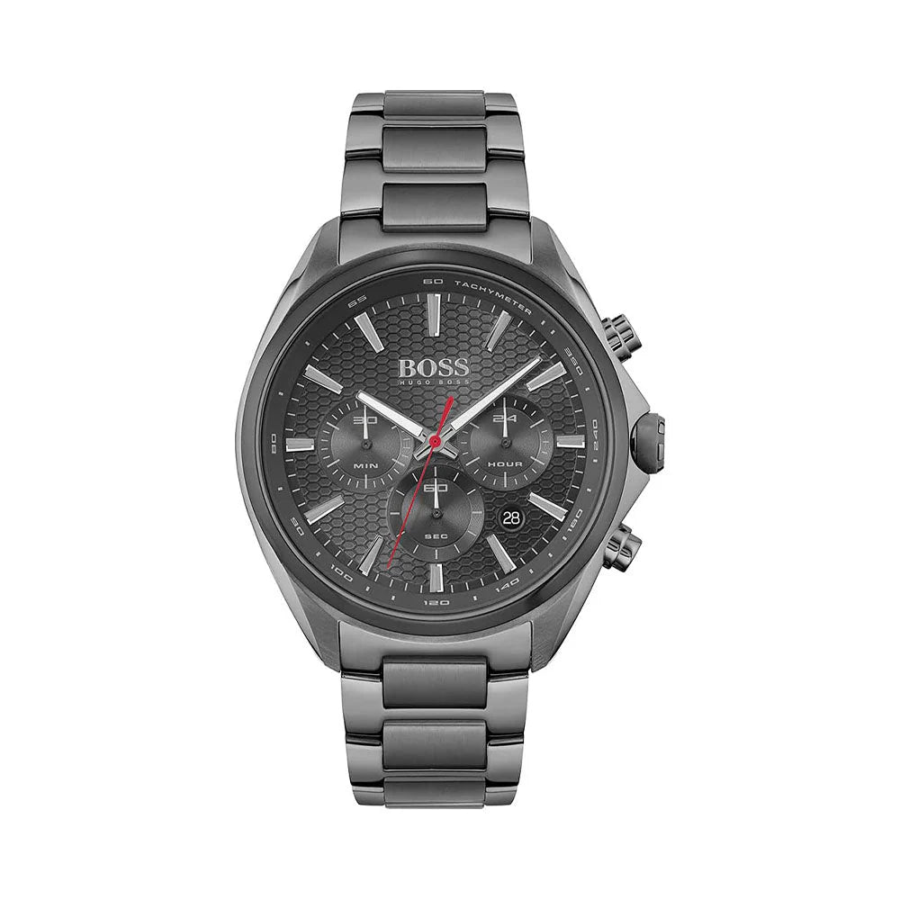 Hugo Boss Distinct Grey Dial Men's Chronograph Watch- 1513858