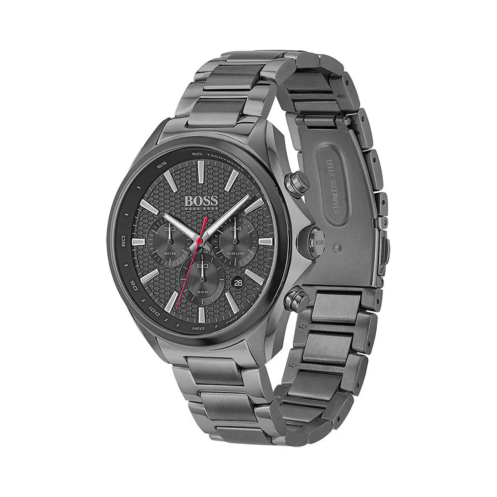 Hugo Boss Distinct Grey Dial Men's Chronograph Watch- 1513858