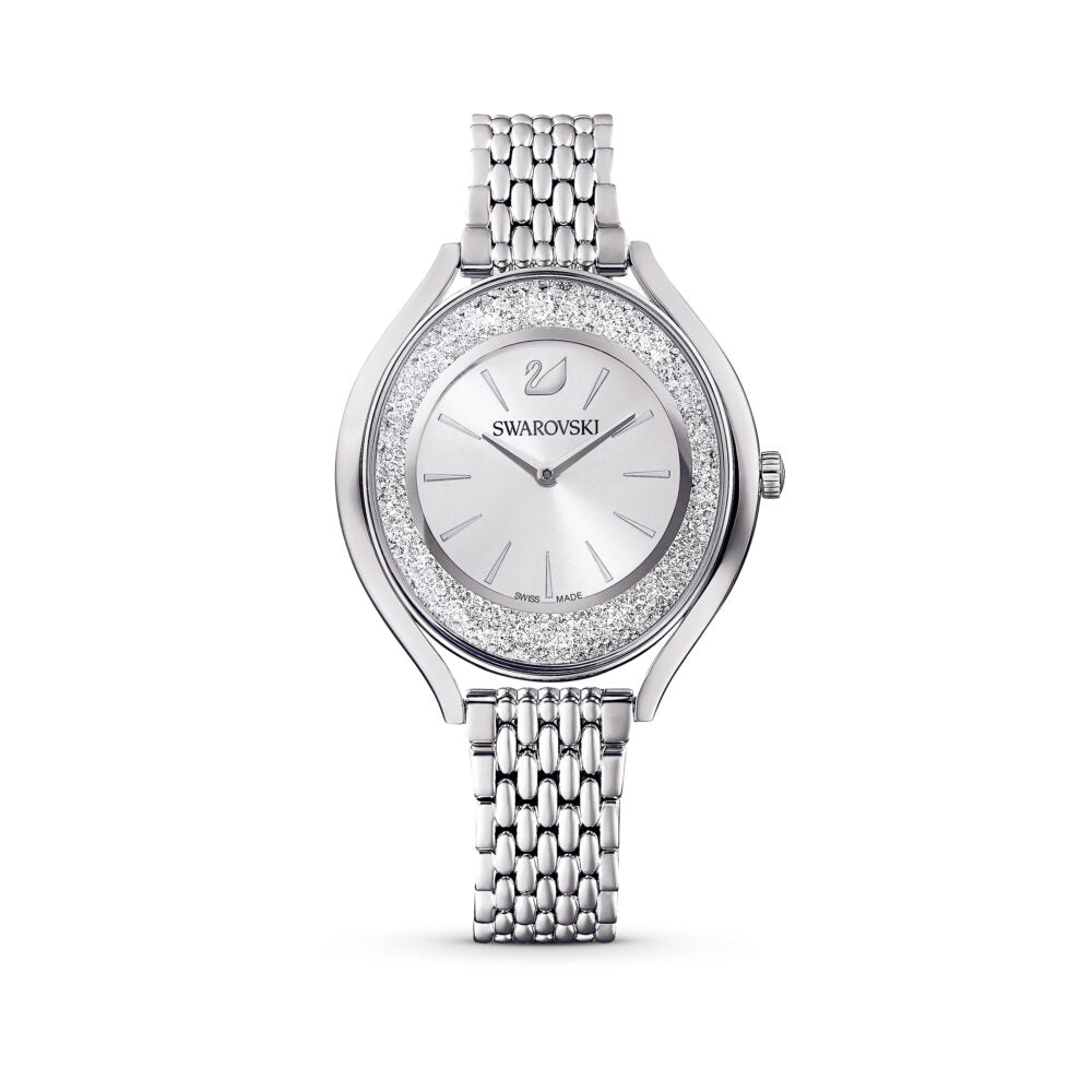 Swarovski Crystalline Aura White Dial Stainless Steel Watch for Women -5519462