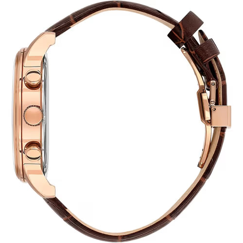 Santa Barbara Polo & Racquet Club Black / D. Brown Dial Men's Watch - SB.1.10593-4