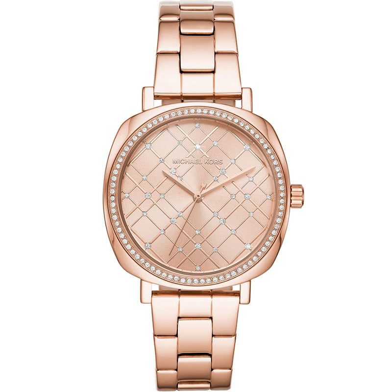 Michael Kors Nia Rose Gold Women's Watch- MK3990