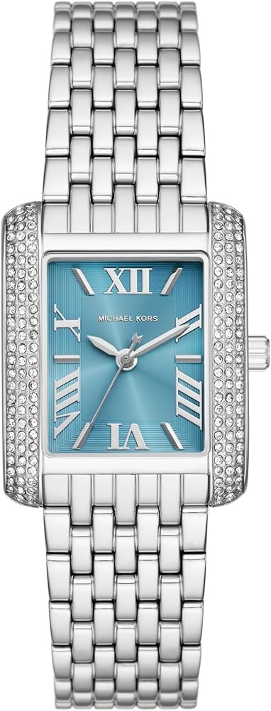 Michael Kors Square Shape Blue Dial Ladies Watch- MK4829