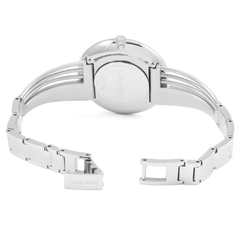 Calvin Klein Drift Black Dial Bracelet Strap Ladies Watch- K6S2N111