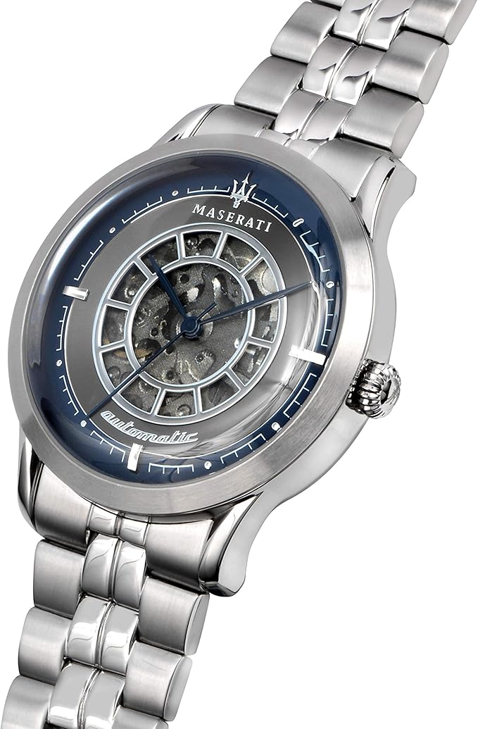 Maserati Grey Colour Skeleton Dial Men's Mechanical Watch- R8823133003