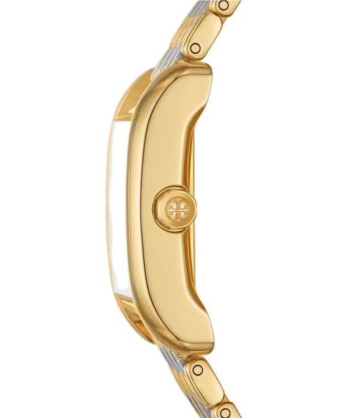 Tory Burch Eleanor black mother-of-pearl dial Two-Tone bracelet Ladies Watch - TBW1084