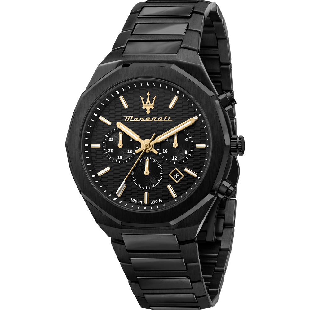 Maserati Black Dial Men's Chronograph Watch - R8873642005