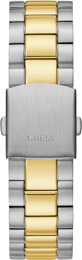 Guess Dual Tone Men's Day-Date Watch- GW0265G8