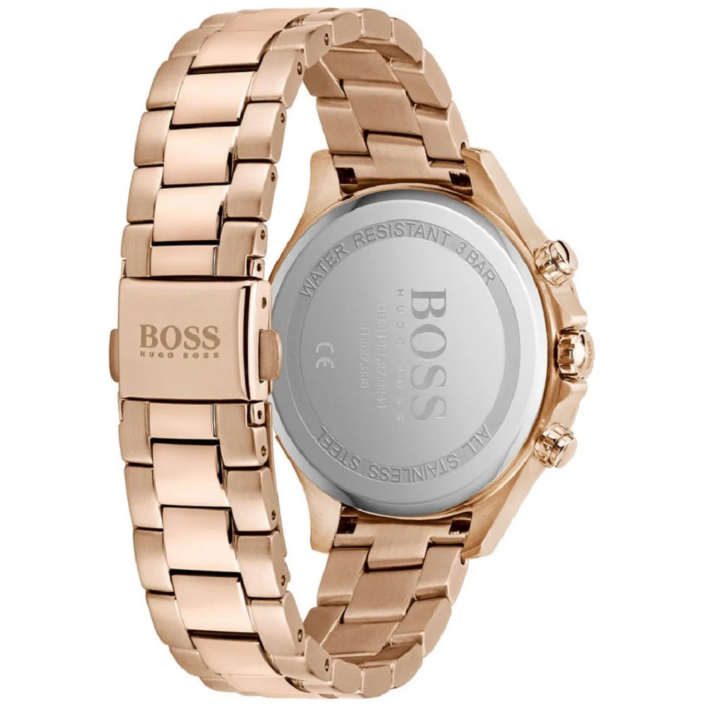 Hugo Boss Rose Gold Female Multifunction Watch- HB1502566