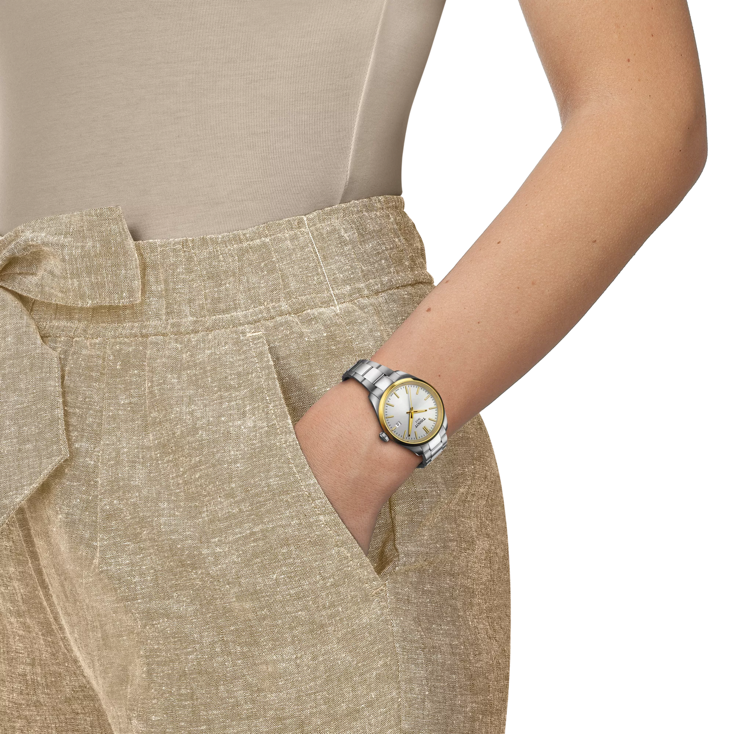 Tissot PR 100 White Dial Ladies Watch - T150.210.21.031.00