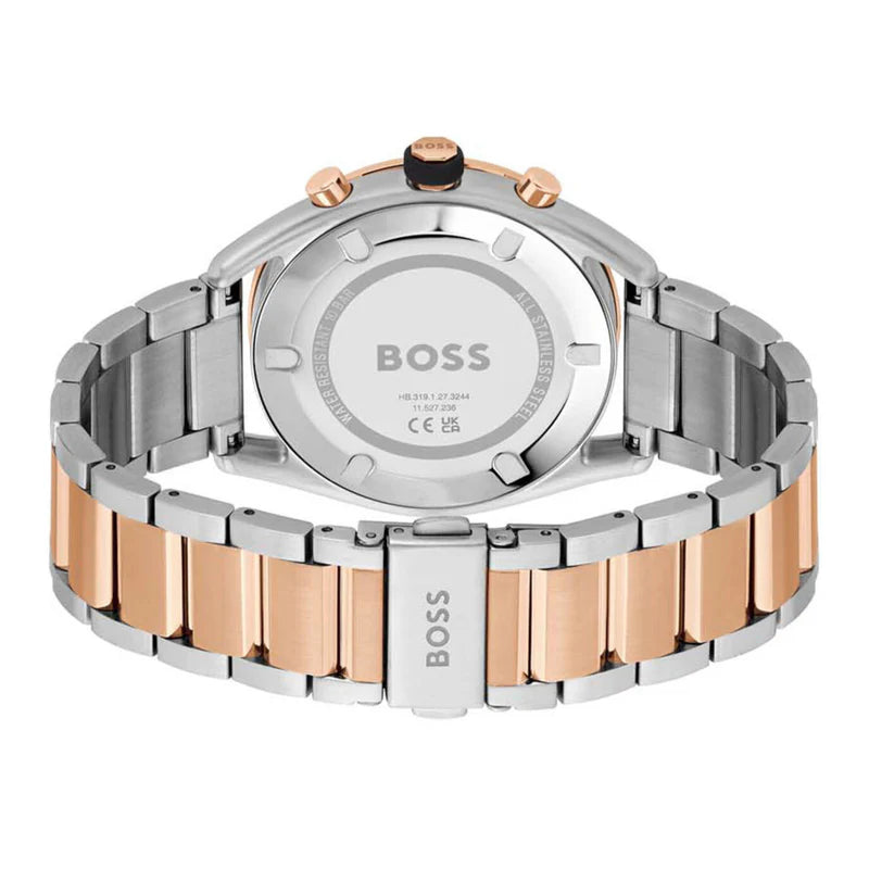 Hugo Boss Center Court Dual Tone Blue Dial Mne's Chronograph Watch- HB1514026