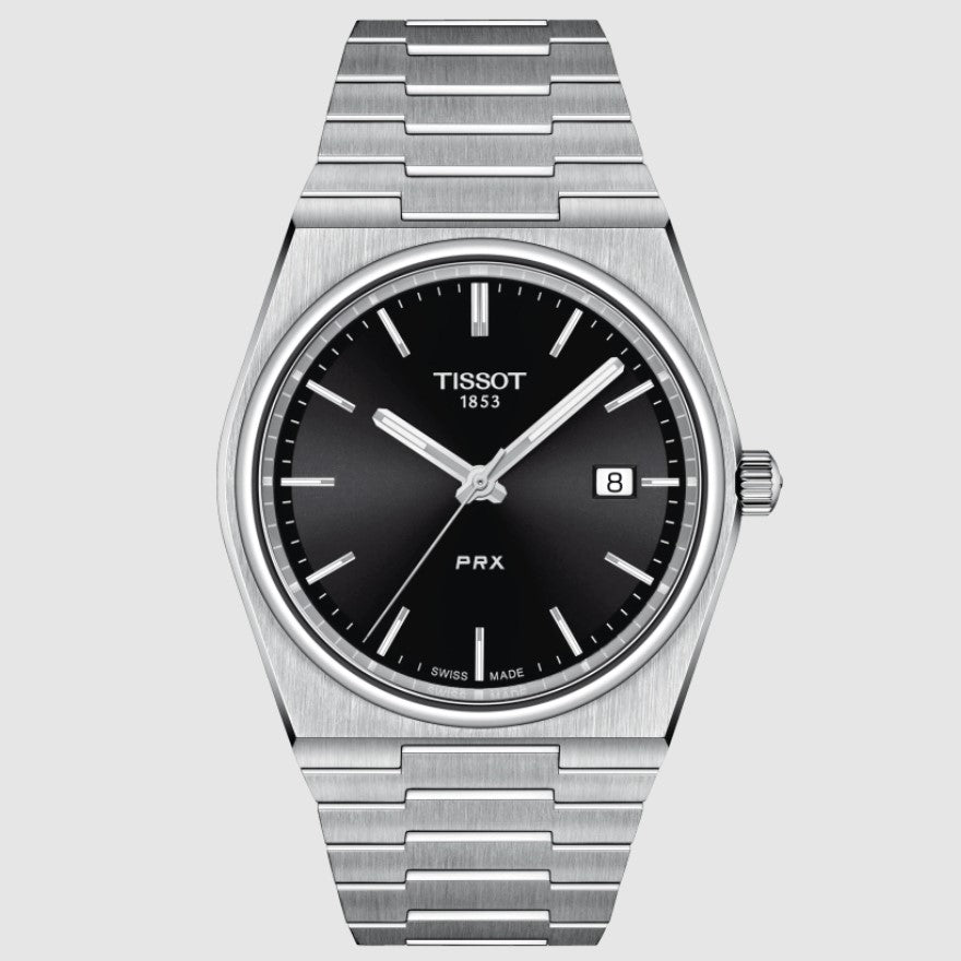 Tissot PRX Black Dial Men's Quartz Watch- T137.410.11.051.00