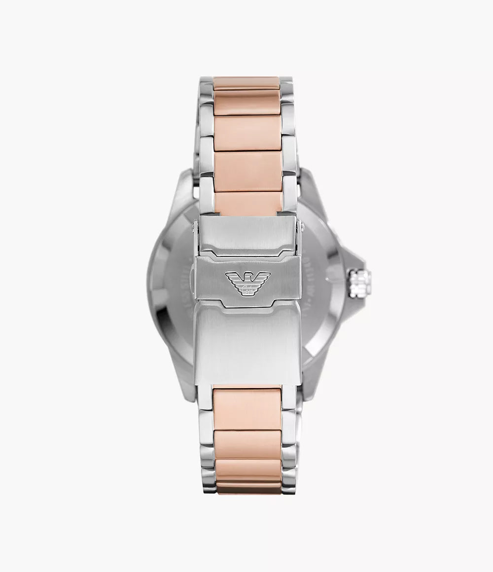 Emporio Armani Three-Hand Two-Tone Stainless Steel Men's Watch - AR11340