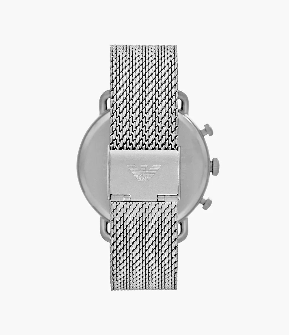 Emporio Armani Mesh Chain Men's Chronograph Watch- AR11383