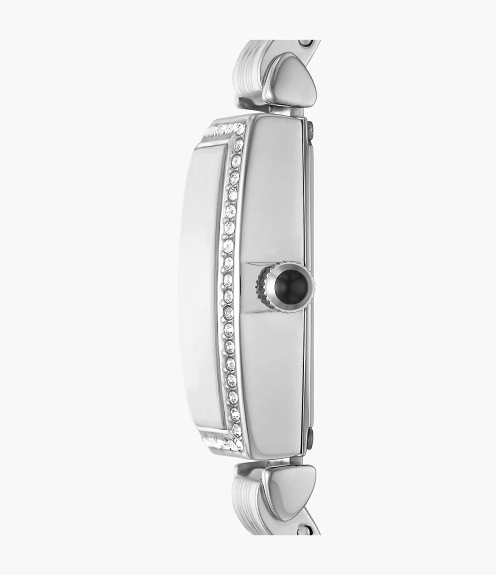Emporio Armani Square Shape Stainless Steel Ladies Watch- AR11405