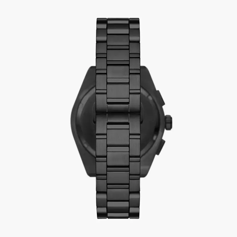 Emporio Armani Gun Metal Blue Dial Men's Chronograph Watch- AR11561
