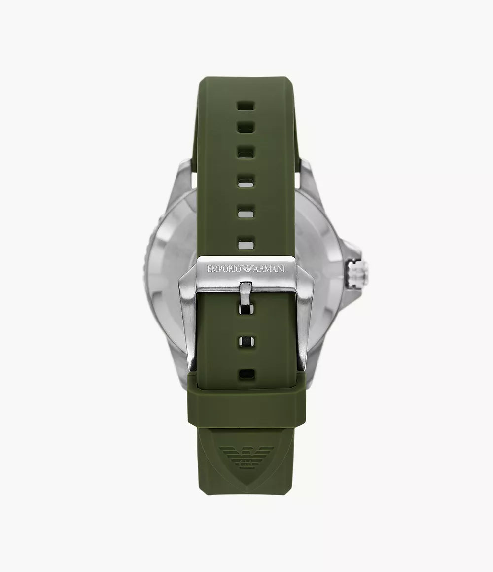 Emporio Armani Green Dial Green Strap Men's Watch - AR11638