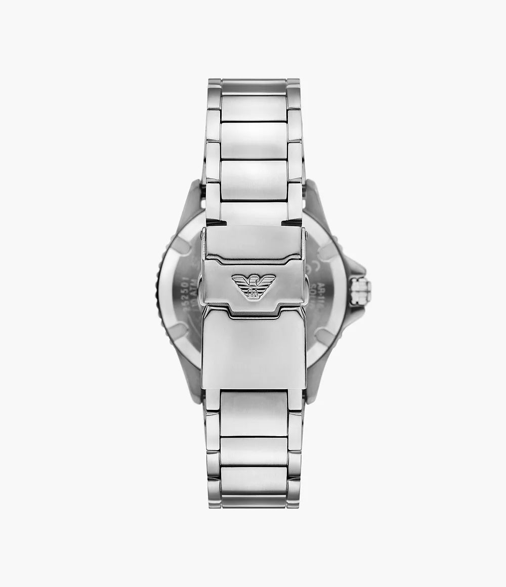 Emporio Armani World Explorer Silver Dial Men's Watch- AR11683