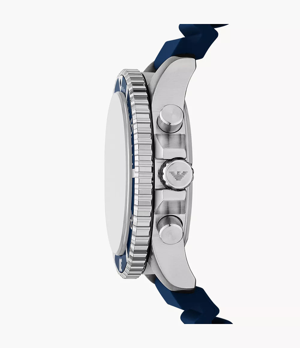 Emporio Armani World Explorer Solar-Powered Blue Dial Men's Watch - AR11696