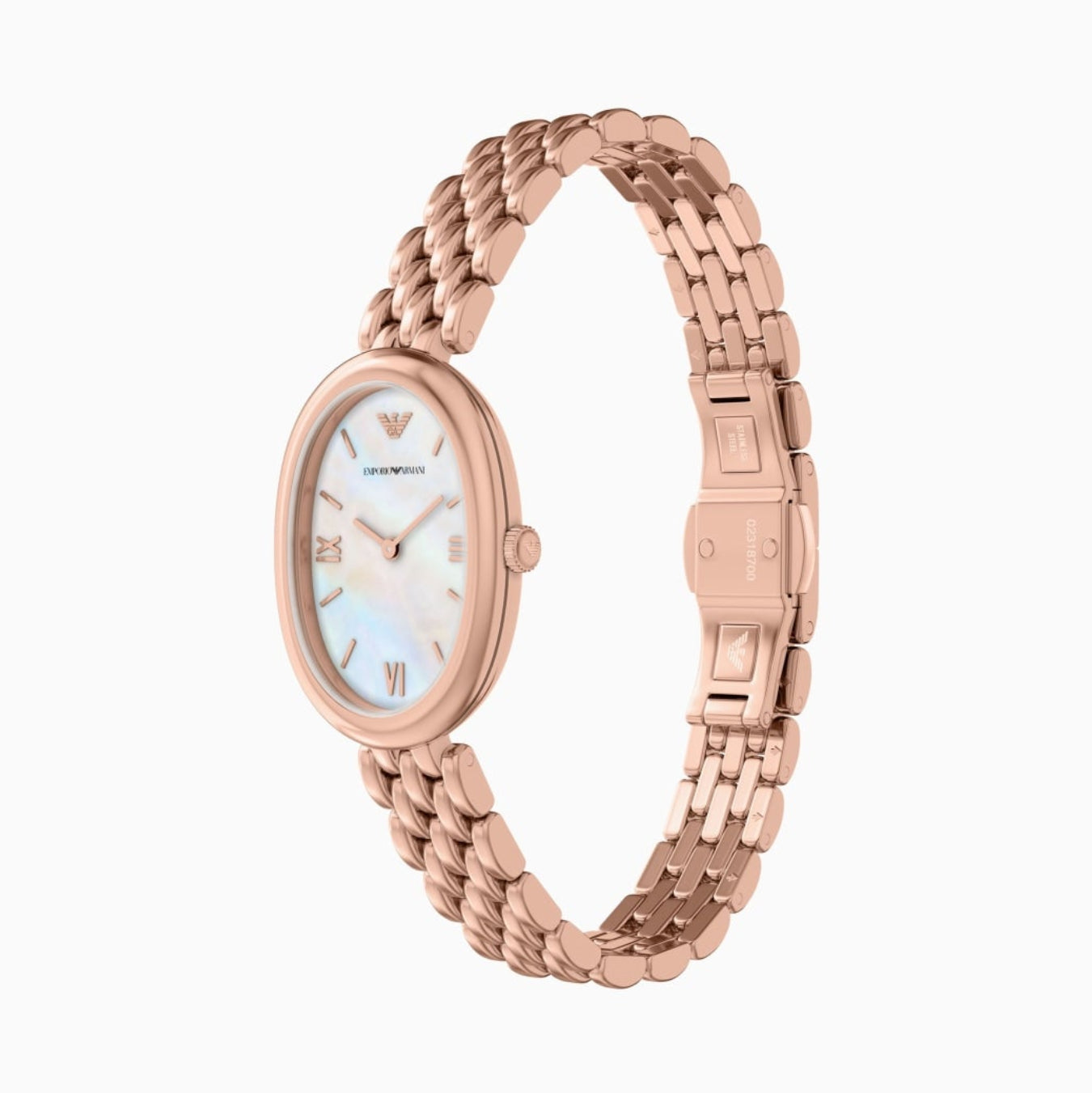 Emporio Armani Mother Of Pearl White Dial Ladies Watch - AR11775