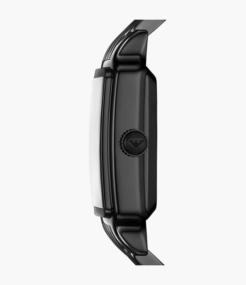 Emporio Armani Automatic Black Stainless Steel Watch - AR60058